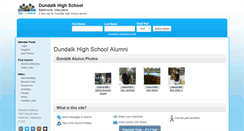 Desktop Screenshot of dundalkhighschool.org