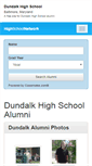 Mobile Screenshot of dundalkhighschool.org